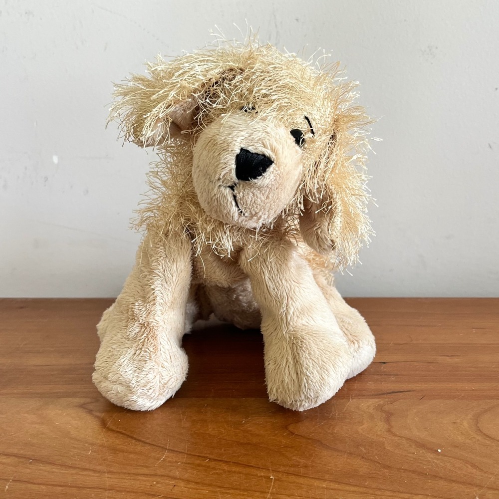 Webkinz Golden Retriever‎ Plush Ganz HM010 Tan Shaggy Dog Stuffed Animal No Code